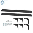 6" Black Running Boards for Dodge Ram 1500 Quad Cab (2009–2018)