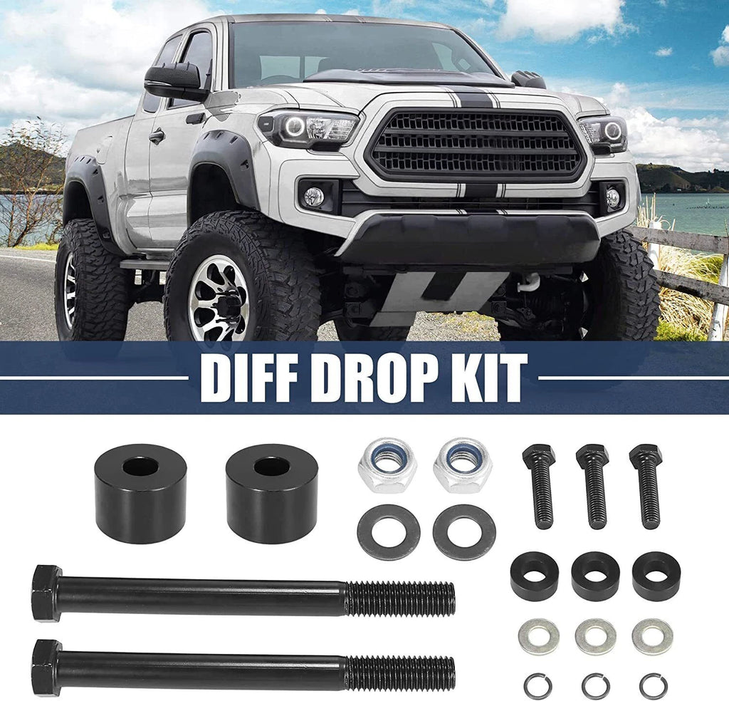 Differential Drop Spacers Alignment Kit for Toyota Tacoma 4WD (2005–2022)