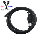 Universal Fuel Line Assembly for Outboard Motors (3/8'' Hose Barbs)