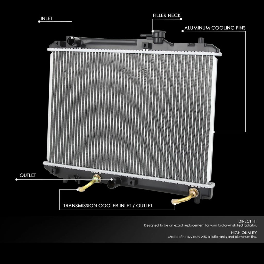 Full Aluminum Replacement Radiator for Suzuki Esteem (1995–2000) DPI 2085
