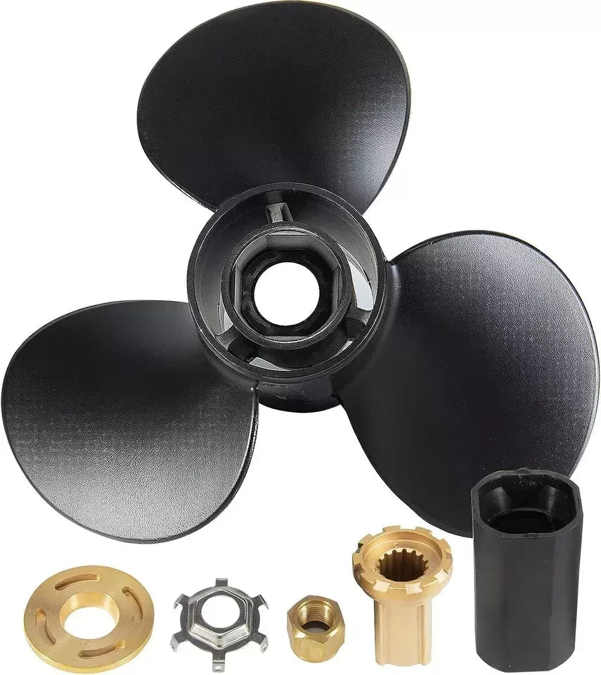 12 3/4 x 21 Aluminum Boat Propeller 48-77348A45 for Mercury 40-140hp (RHD)