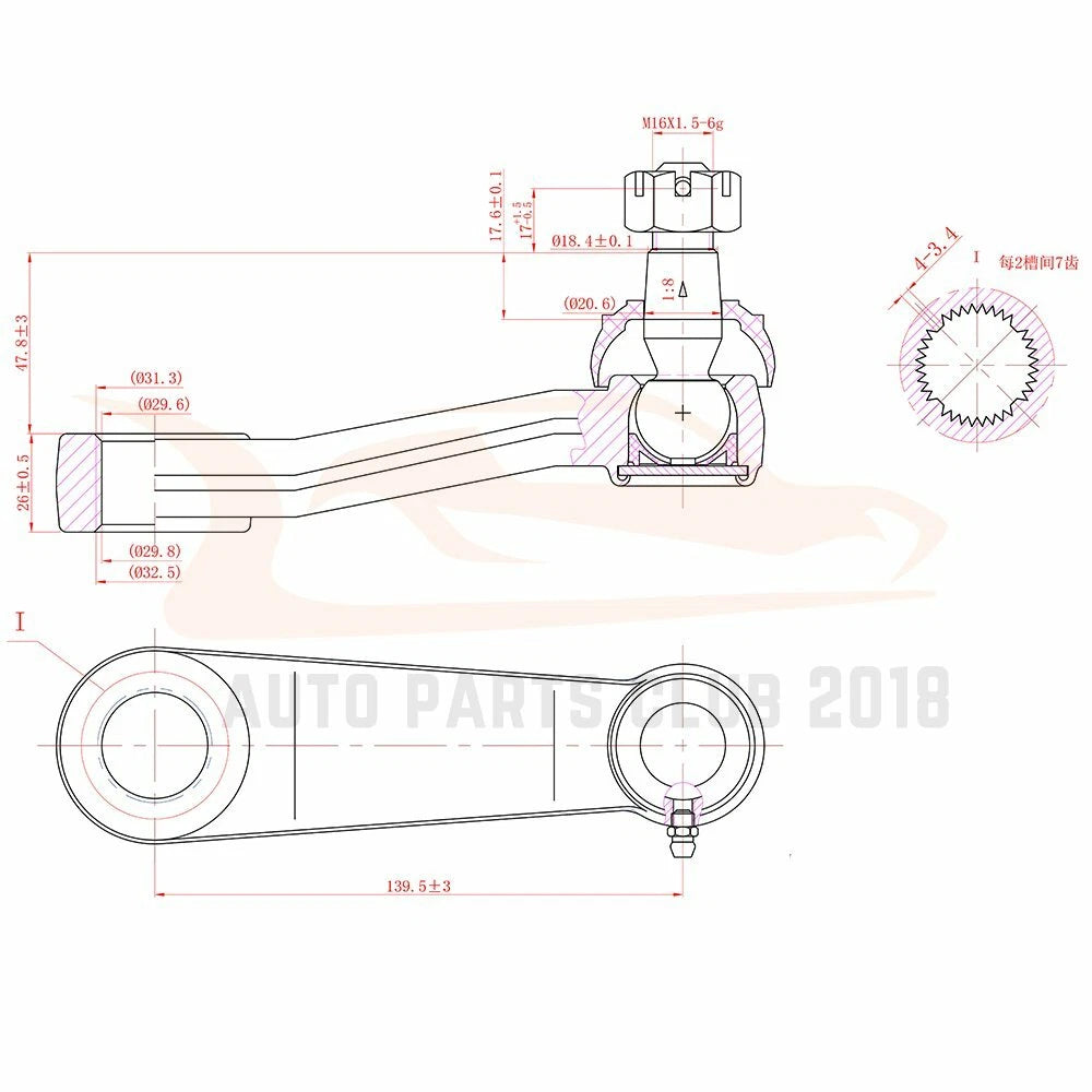 Set of 12 Ball Joint Tie Rod Ends for Ford F-150 4WD (1997–2003)