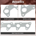 Exhaust Manifold Header Gasket for Hyundai Amica/Atoz (1998–2007) No.2852102503