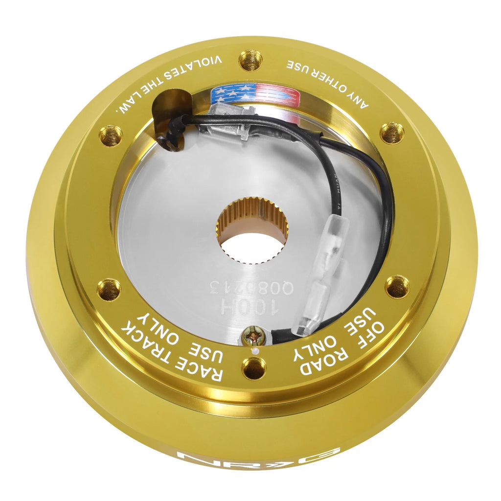 Chrome Gold Steering Wheel Hub Adapter for Eagle Talon Mitsubishi Subaru