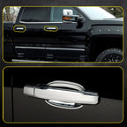 2 Exterior Door Handles for Chevrolet Silverado 1500 (2014–2022) Chrome