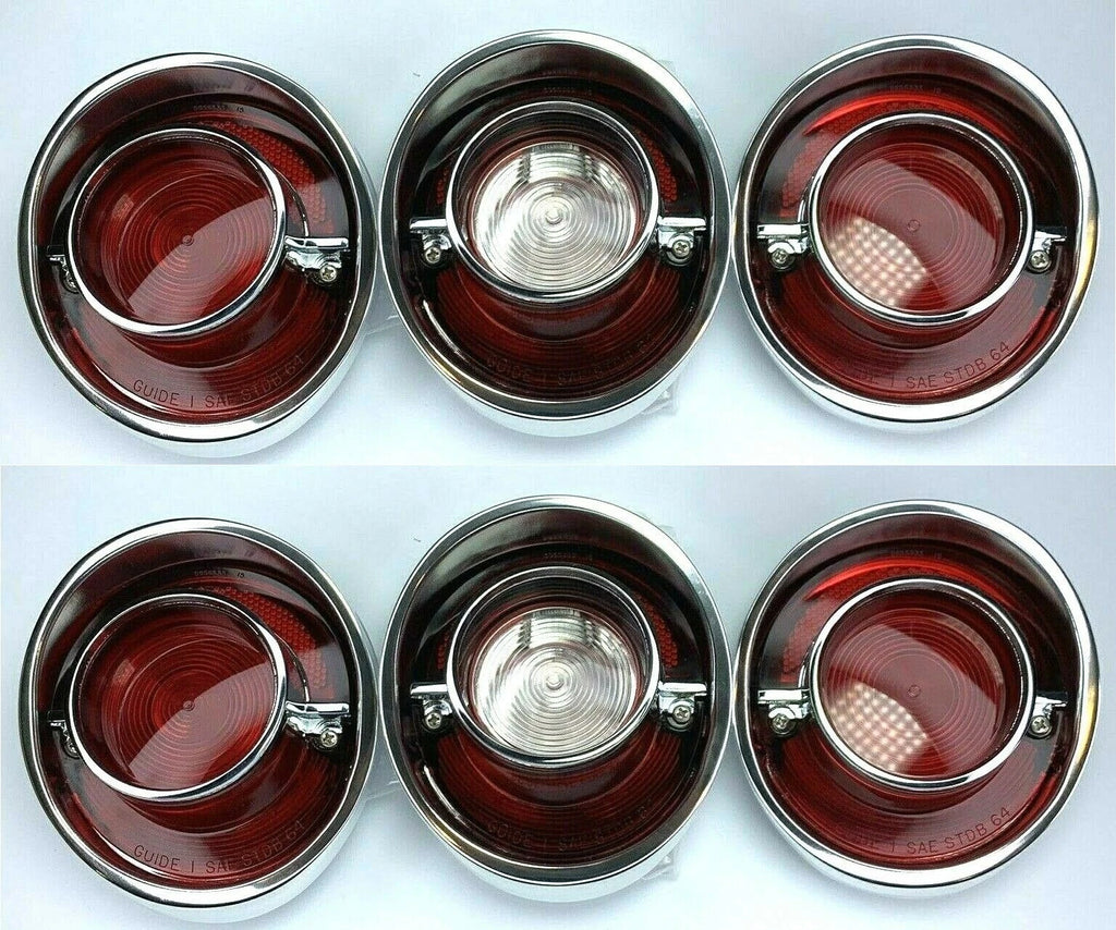Tail Light Reverse Assembly Kit for 1964 Chevrolet Impala (Bezel & Housing)