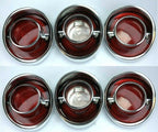 Tail Light Reverse Assembly Kit for 1964 Chevrolet Impala (Bezel & Housing)