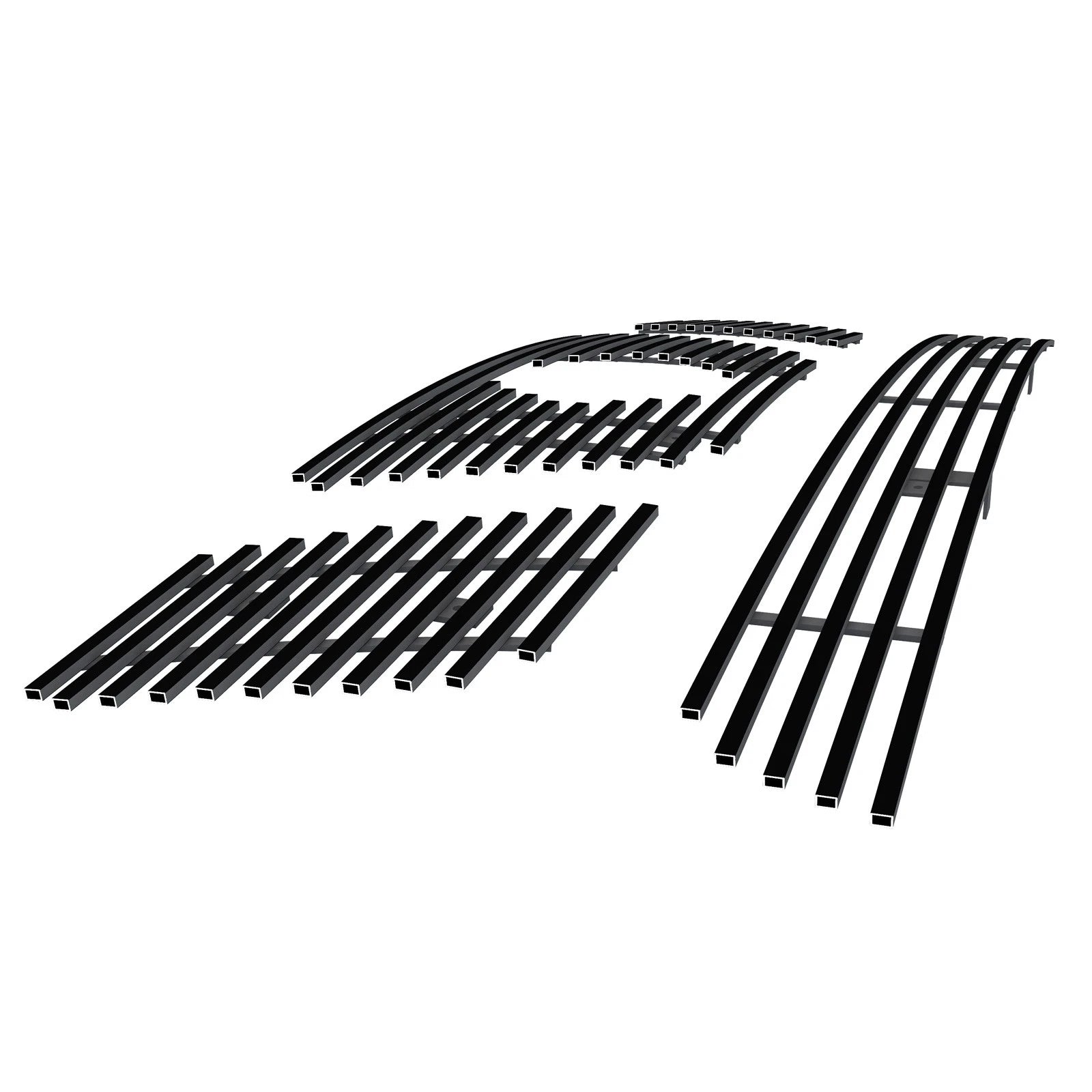 Stainless Black Billet Grille Combo for Nissan Pathfinder Frontier (2005–2008)