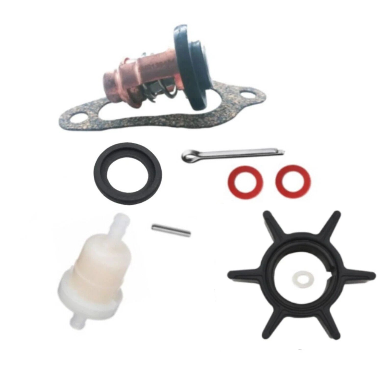 Outboard Maintenance Kit for Mercury Mariner 8-9.9 HP Carb 209cc (8M0120837)