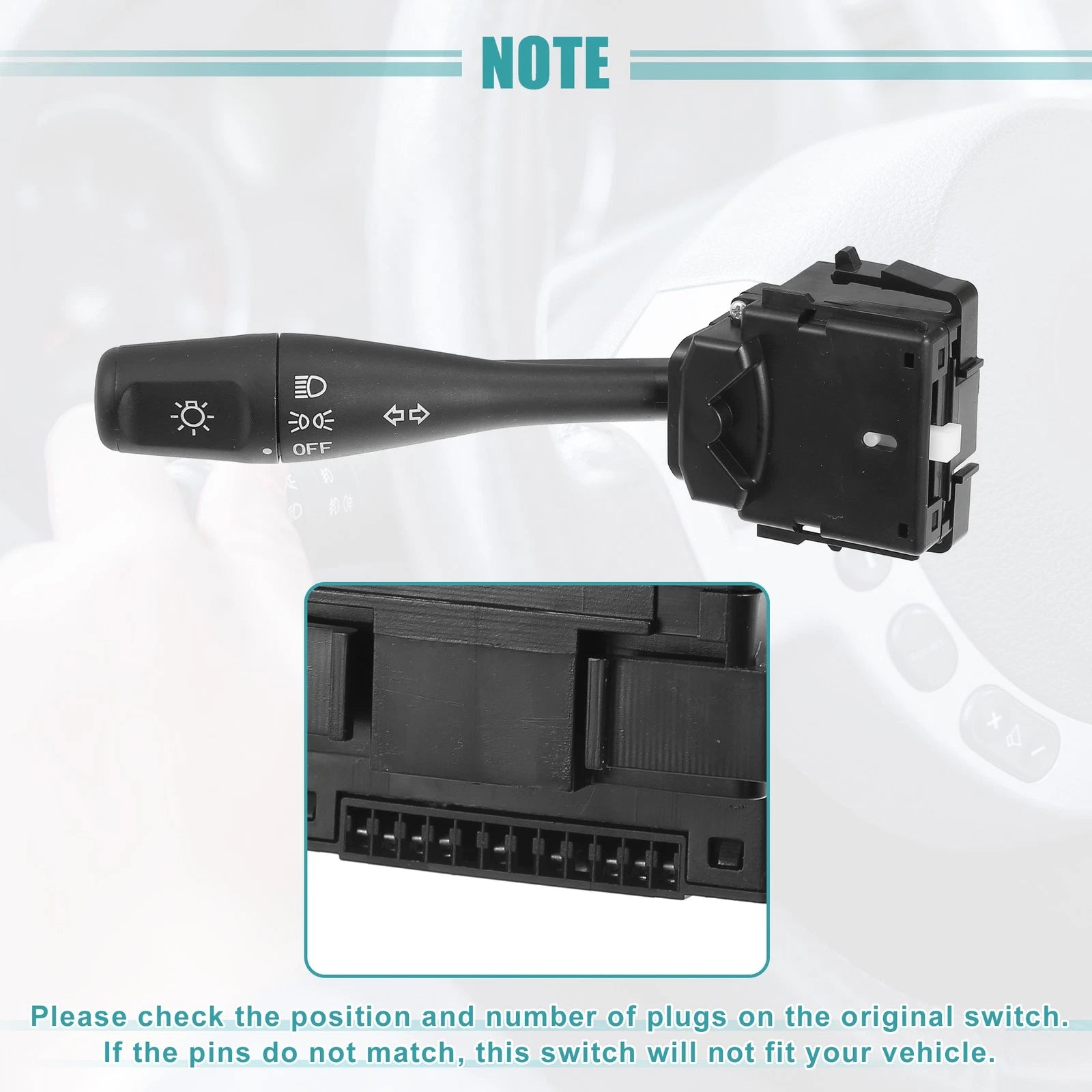 Turn Signal Switch for Chrysler Sebring, Dodge Stratus (2001–2006)