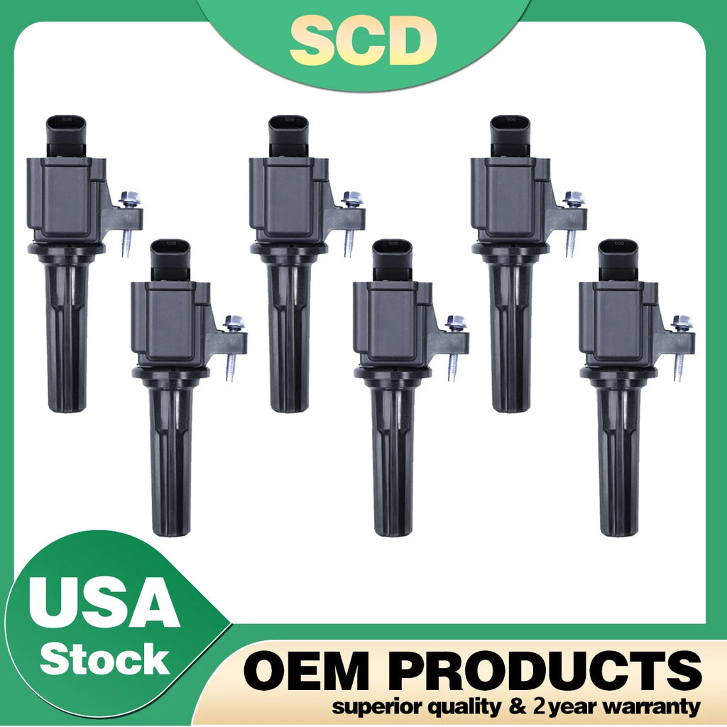 6X Ignition Coils for Chevy Colorado GMC Saab 9-7x Buick Rainier (2004–2009) UF497