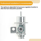 Fuel Pressure Regulator for Chevrolet Cavalier (1990–1999) No.17107485 Metal