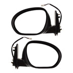 Mirror Set for Nissan Cube (2009–2014) Textured Black Heated