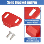 Set of 1 Door Check Bracket Kit for Toyota FJ Cruiser (2007–2014) Aluminum Red