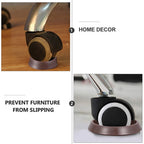 Caster Cups for Any Floor Type (Pack of 8)