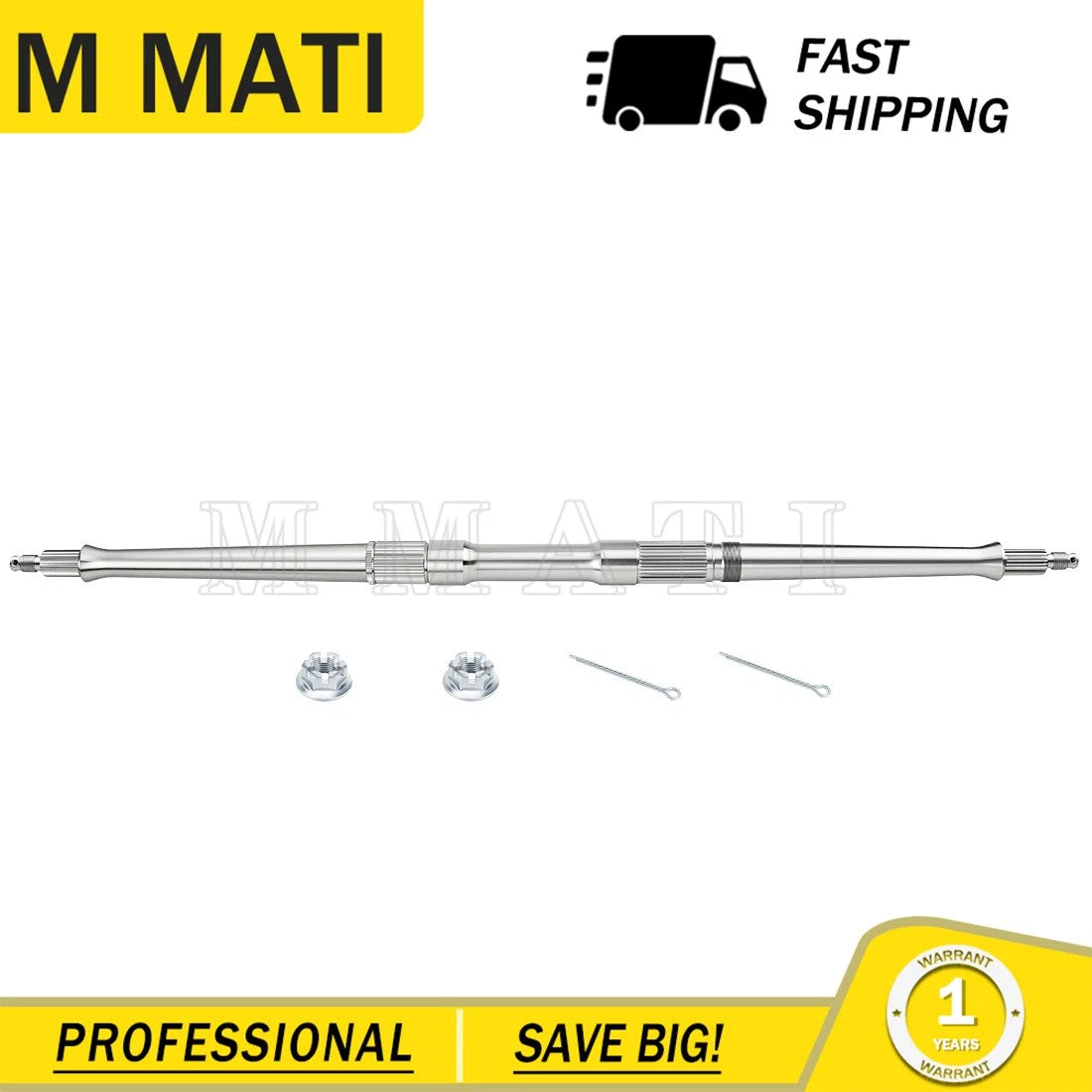 Rear Axle Shaft for Yamaha YFZ450 (2004–2023) 5D3-25381-00-00 5TG-25381-10-00 90171-16002-00