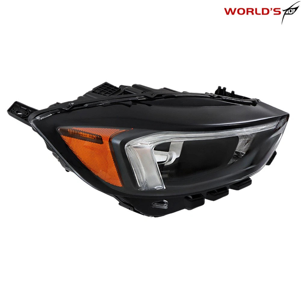 Set of 2 LED Headlights for Ford Edge (2019–2023) Black Housing
