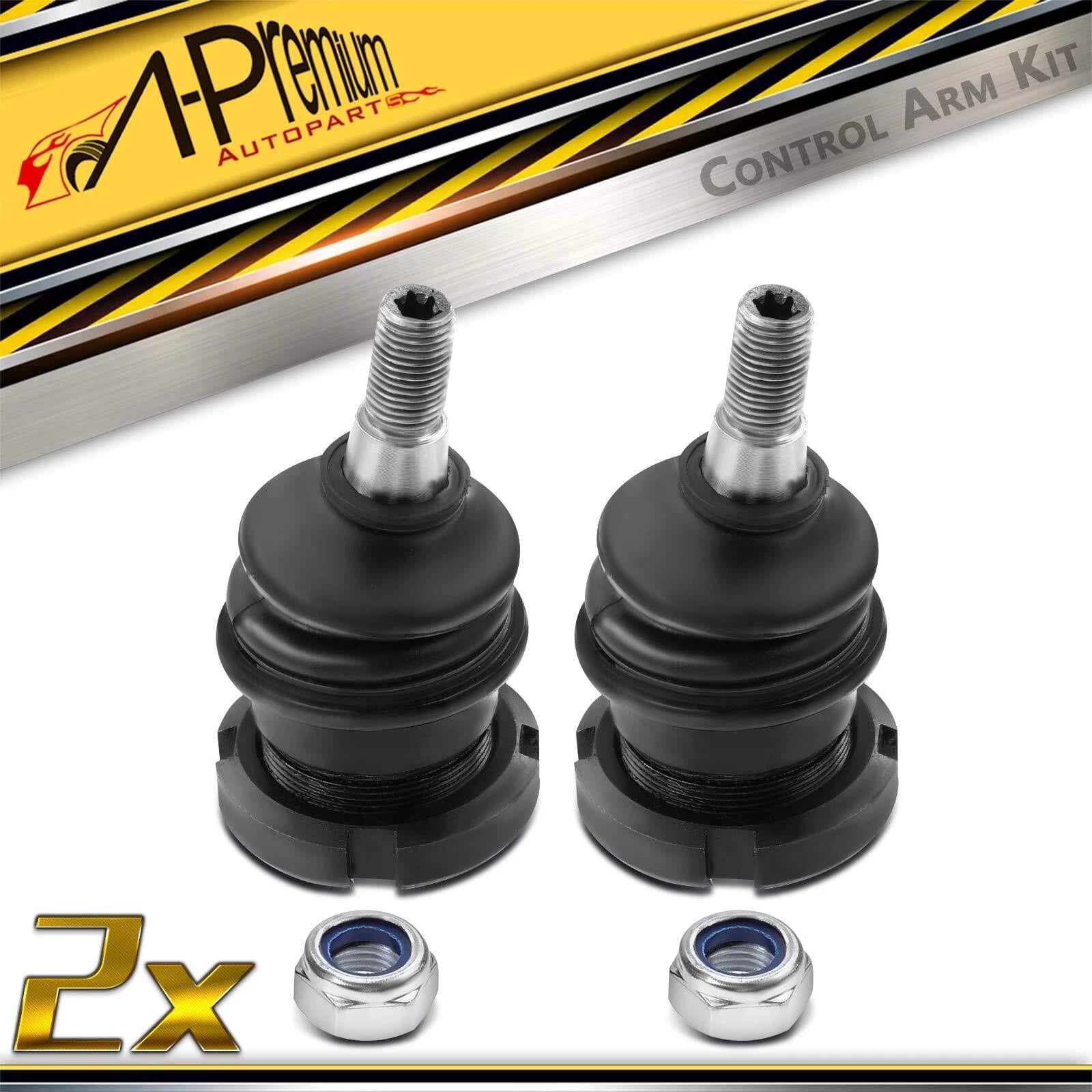 2X Front Ball Joint for Mercedes-Benz ML320 ML350 ML55 AMG (1998–2003)