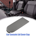 Center Console Armrest Cover Cap for VW Jetta Golf (2010–2018) - Grey PU Leather
