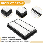 Car Engine Air Filter No. 28113A9200 for Kia Sorento (2016–2017) 1pc