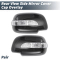 Pair Rearview Mirror Cover Overlay for Lexus RX330 (2004–2006) Carbon Fiber