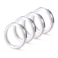 4 x 72.6mm to 56.1mm Aluminium Alloy Hub Centric Rings for Car Wheel Spacer