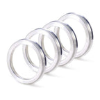 4 x 72.6mm to 56.1mm Aluminium Alloy Hub Centric Rings for Car Wheel Spacer