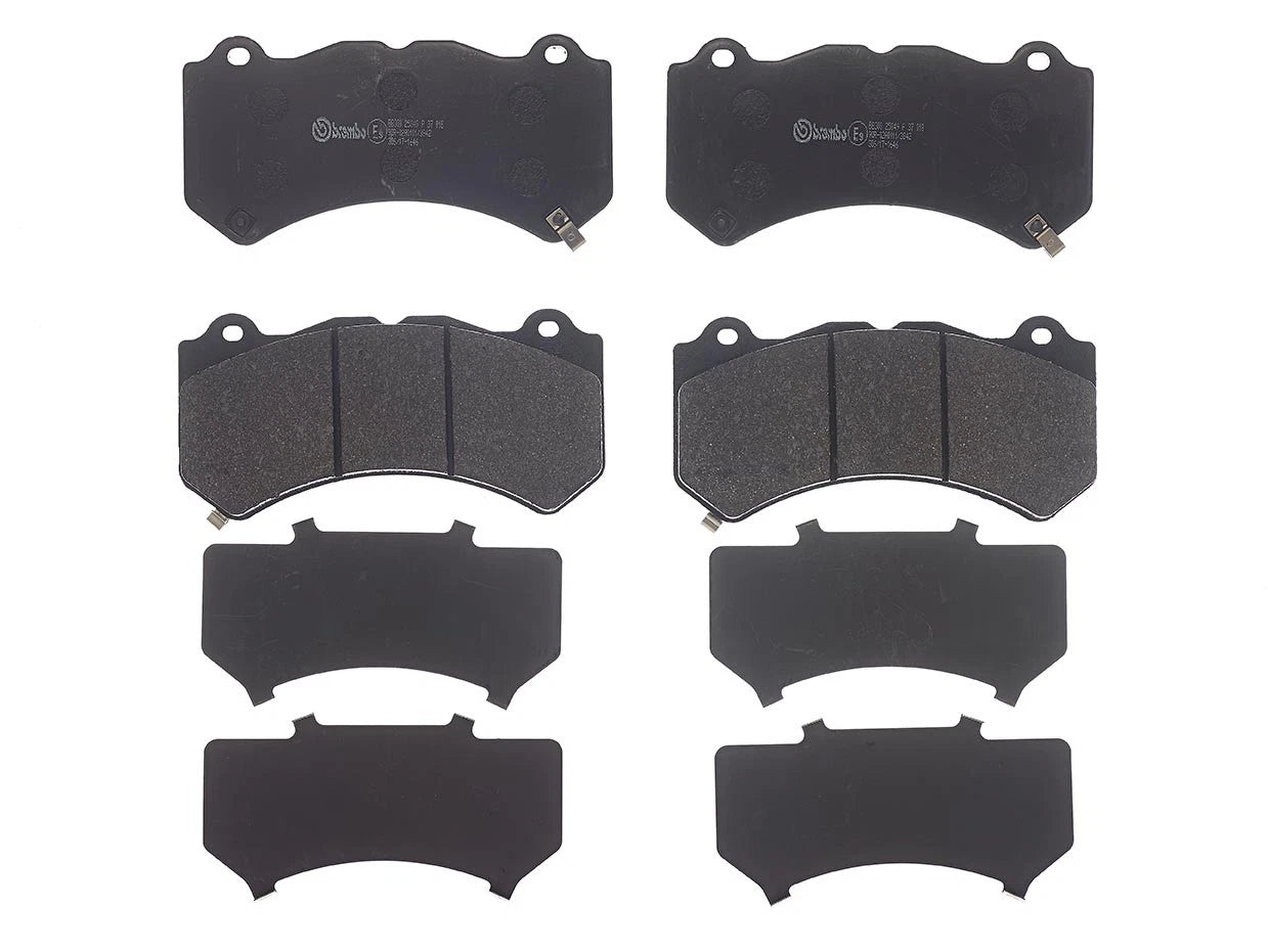 Set of 4 Brembo Front Low-Met Brake Pads for Camaro ZL1 SS Charger SRT GT-R CTS V