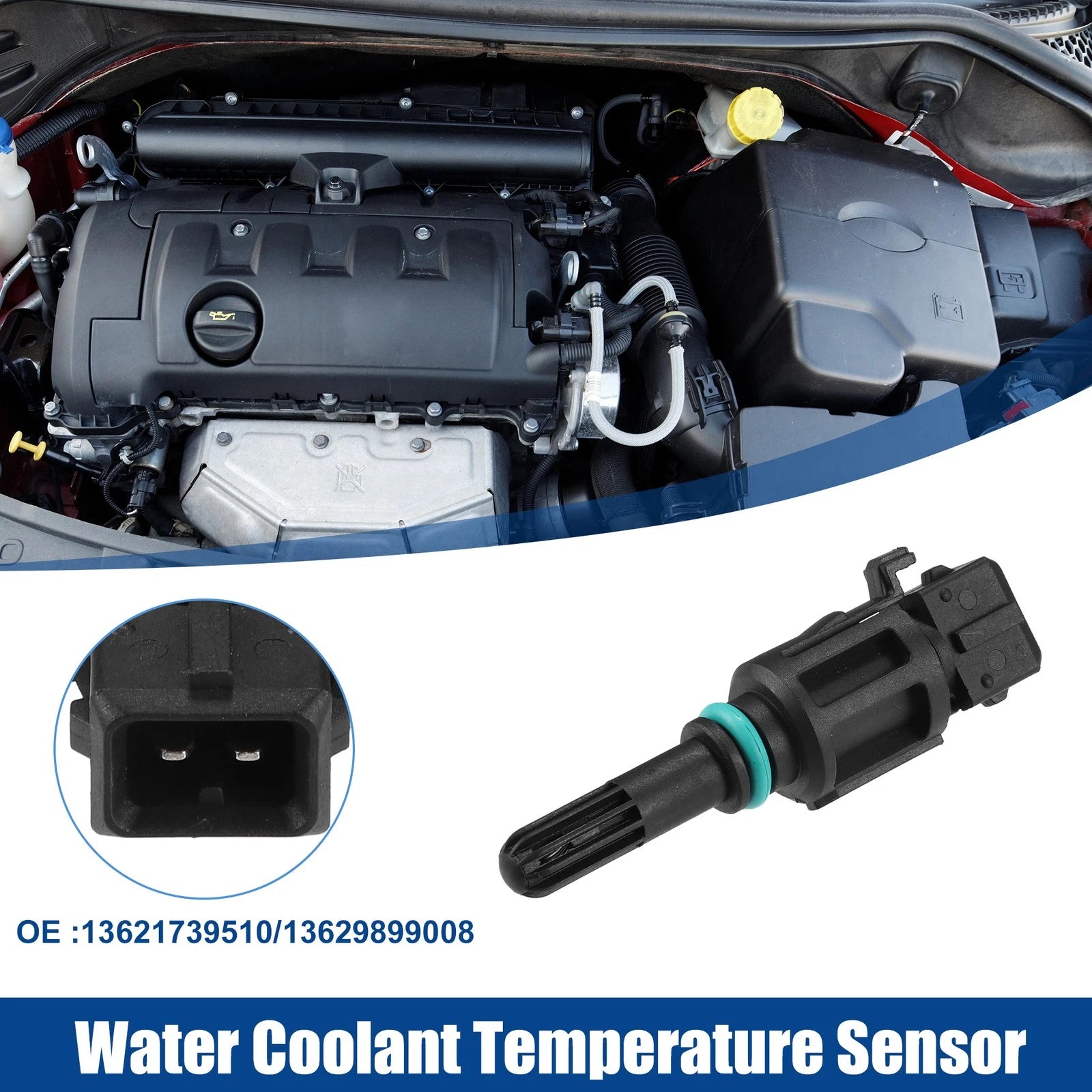 Engine Coolant Temperature Sensor for BMW X3 (2004–2005) No. 13621739510/13629899008