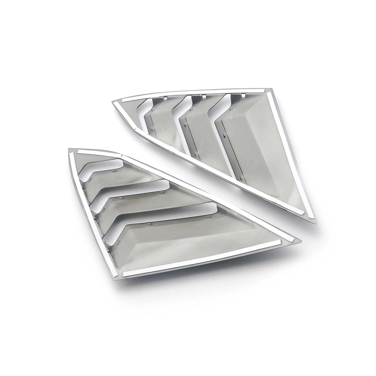Quarter Window Louver Cover for Honda Civic (2016-2021) Rear Side ABS
