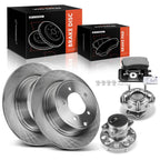 Rear Disc Rotors & Brake Pads Set for Mitsubishi Lancer 
