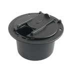 Round Electric Power Cord Cable Hatch Cover for RV Camper Trailer (N/A)