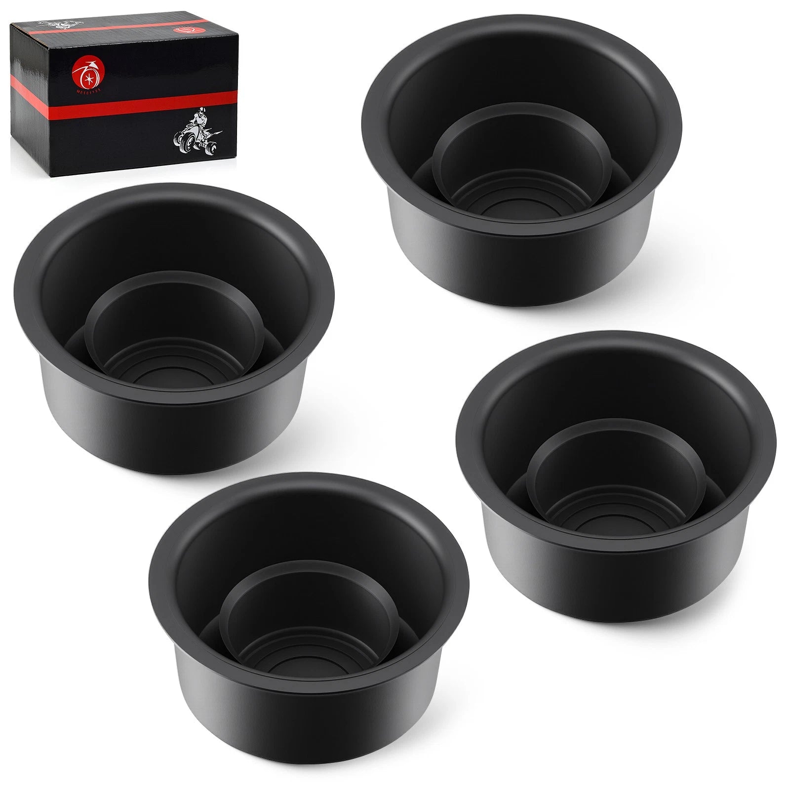 4X Wheel Center Dust Caps for Yamaha Grizzly 350 450 (2007–2014) 2P5-F512A-00-00