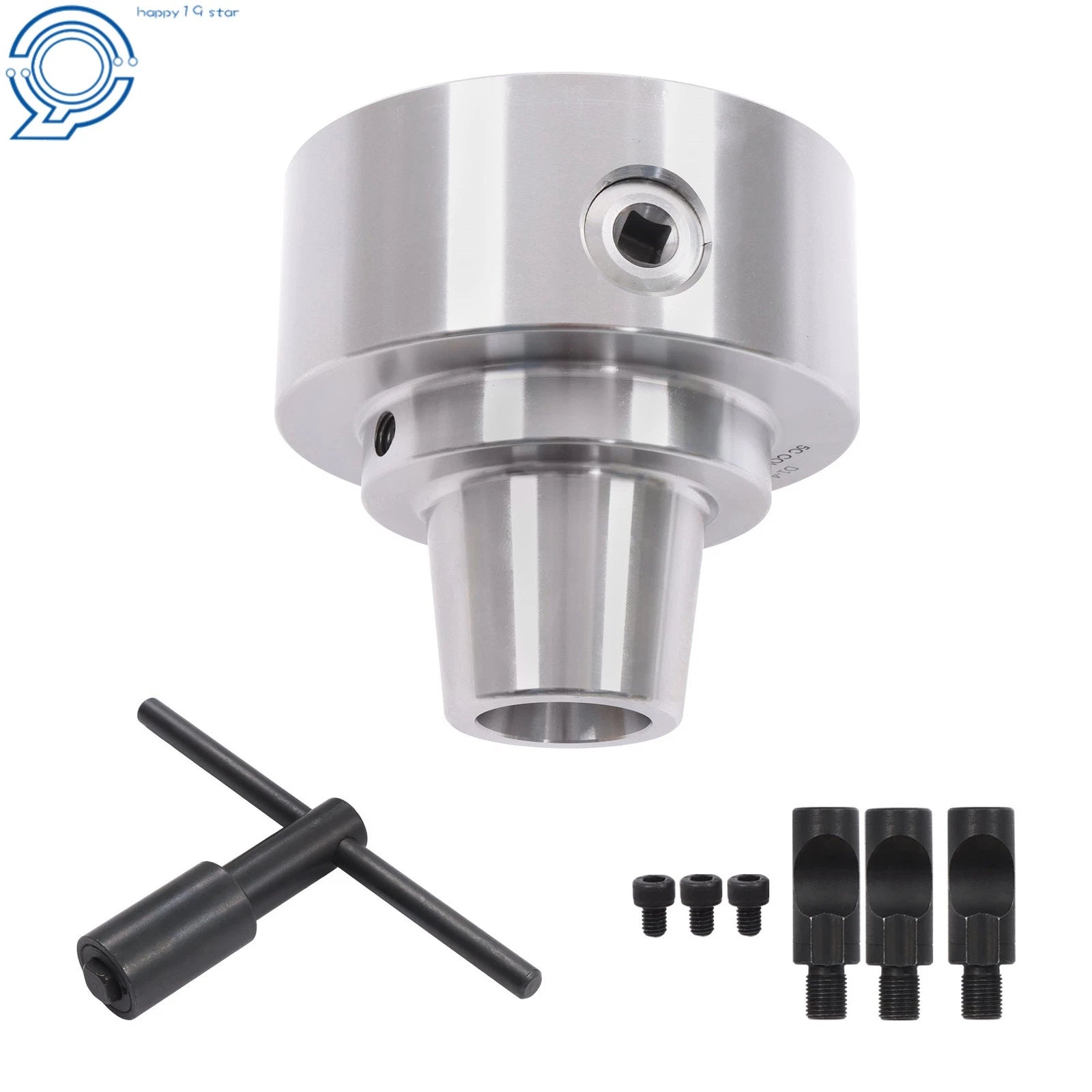 D1-4 Mount Collet Chuck 5C 5-C Adjustable Low Runout for Engine Lathe