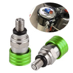 M5x0.8 CNC Fork Air Bleeder Valves for Kawasaki KX250 KX250F (1989–2014)