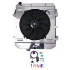 3 Row Aluminum Radiator for GMC Pickup (1955–1959) CC5559, Shroud Fan Kit