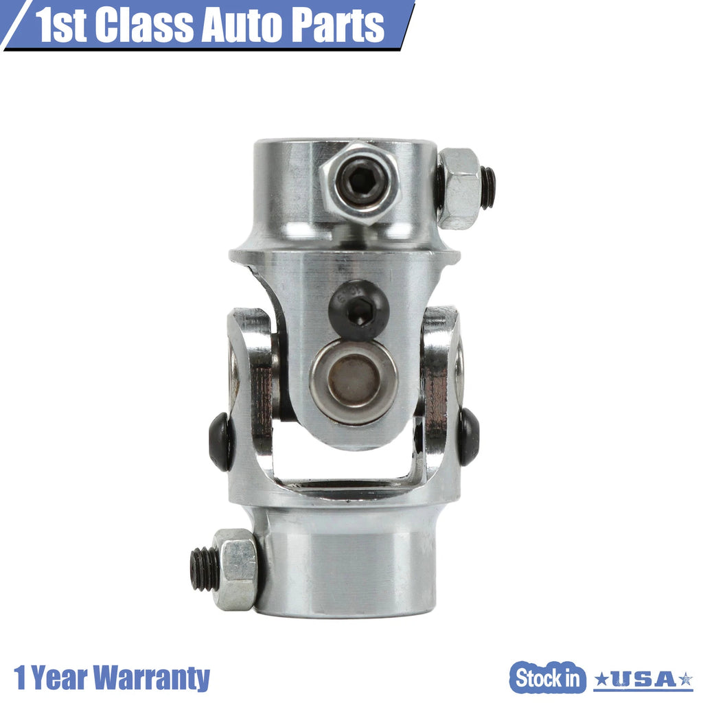 3/4" DD x 3/4"-36 Chrome Steering U Joint for Chevy GM (Hot Street Rod Muscle Car)