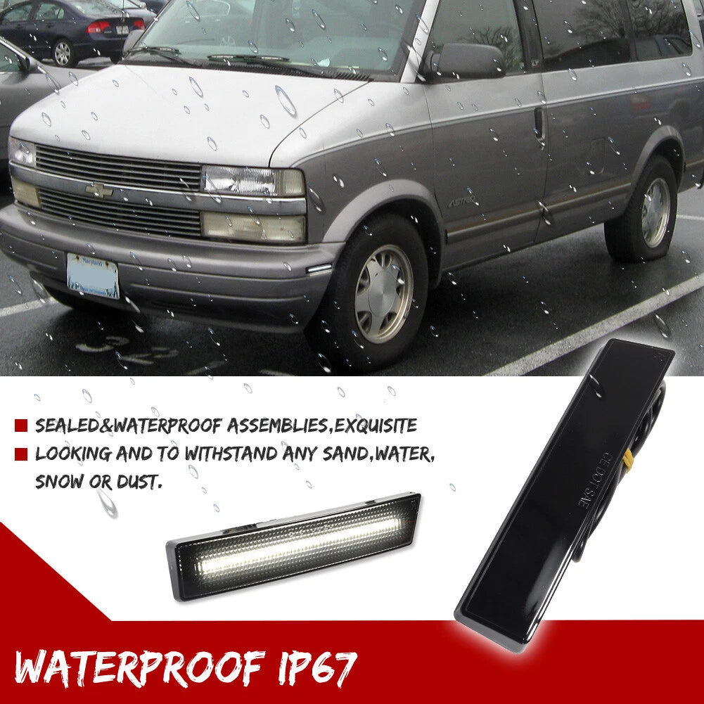 Smoked LED Side Marker Lights for Chevy Astro/GMC Safari (1995–2005)