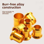 Gold Finish Reel Seat End Cap for Fishing Rod (DIY Assembly)