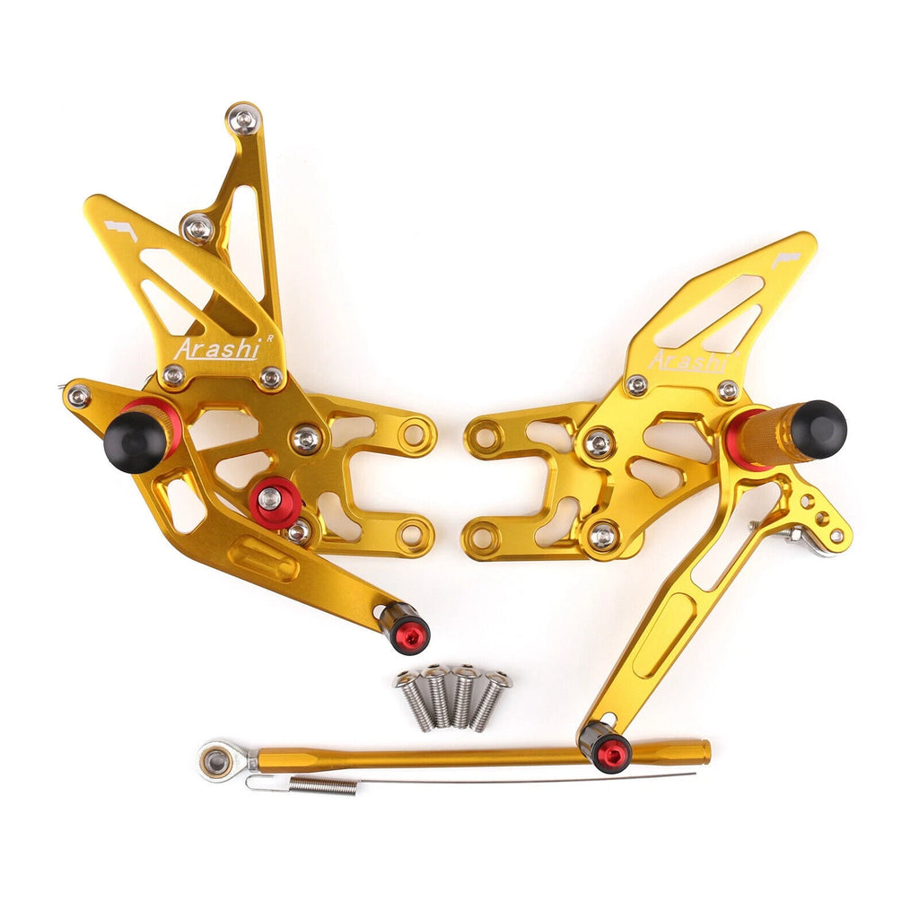 Rearset Rear Set for Kawasaki ZX10R (2004–2005) Gold