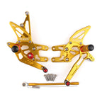 Rearset Rear Set for Kawasaki ZX10R (2004–2005) Gold