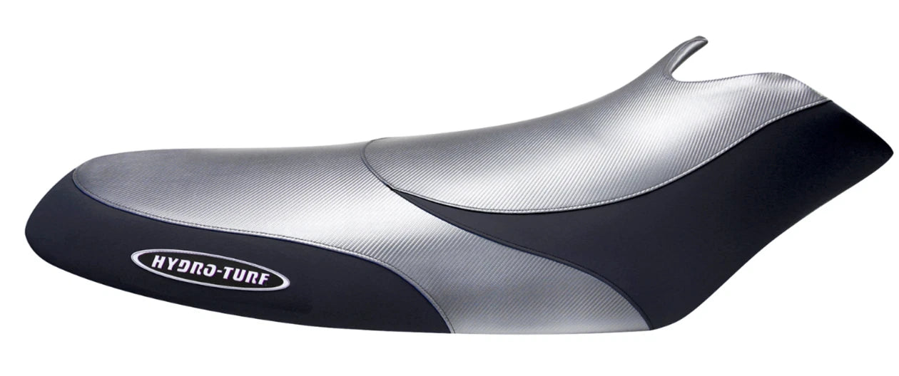 Hydro-Turf Seat Cover for RXP-X (2004–2011) Silver CF/Black Vinyl