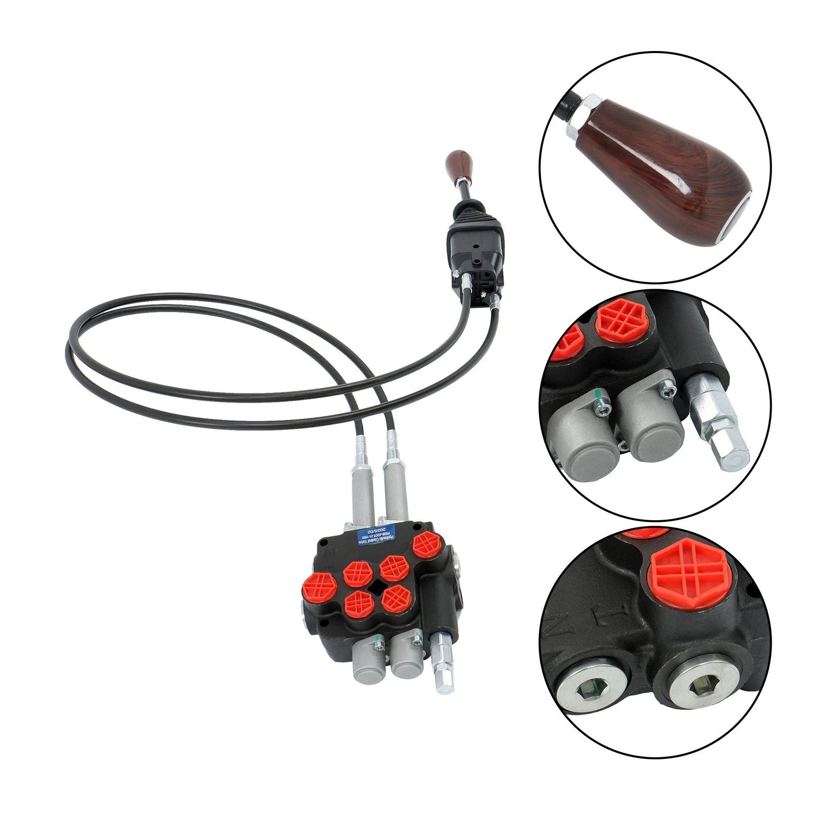 2X Remote Control Valve Kit for P80 (21GPM, Joystick, 25MPa, 3600PSI)
