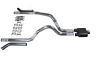 2.5" Dual Exhaust Kit for Dodge Dakota (1987–1996) - 1 Chamber Muffler, Corner Exit