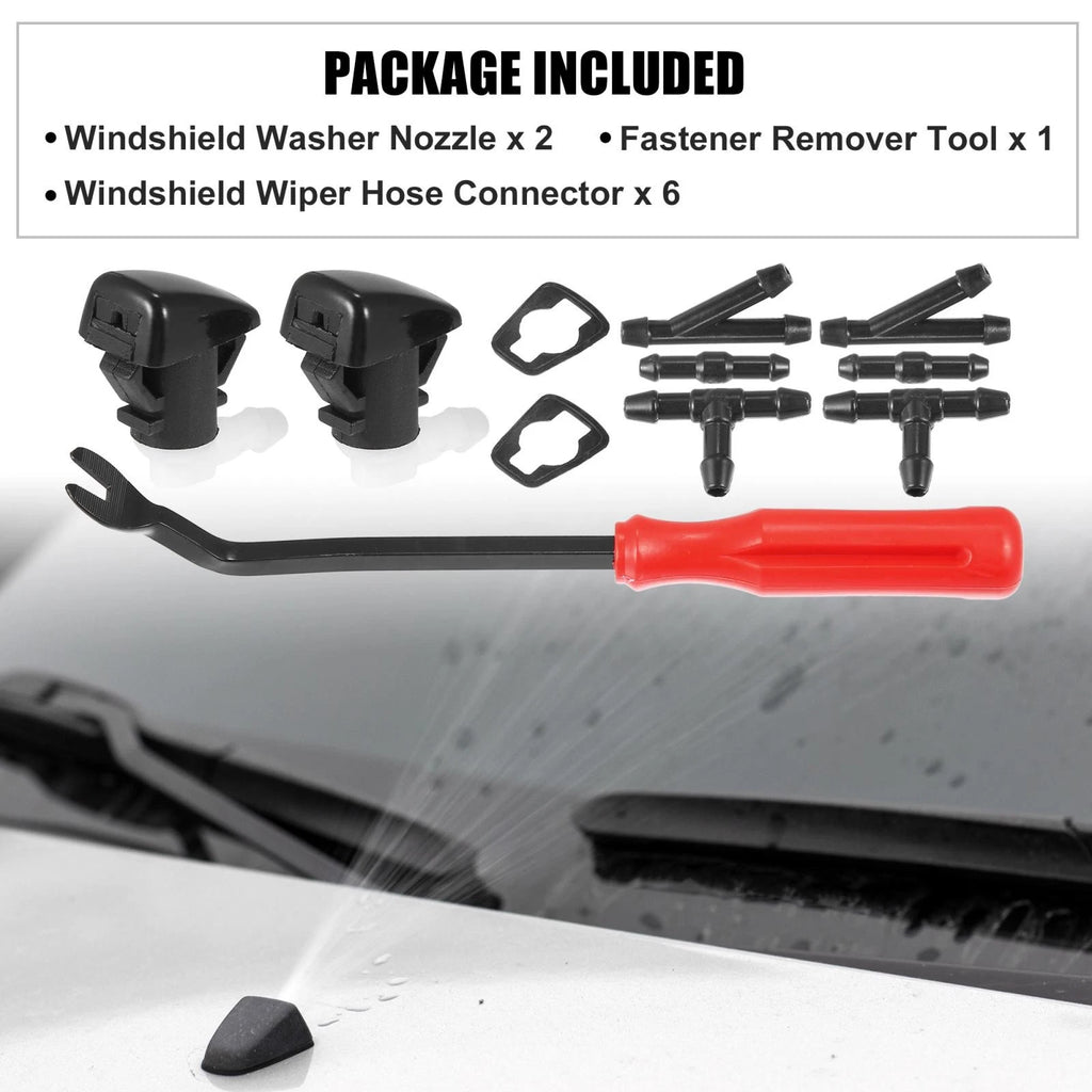 11pcs Front Windshield Washer Nozzle Kit 68269108AA for Dodge Durango (2011–2019)