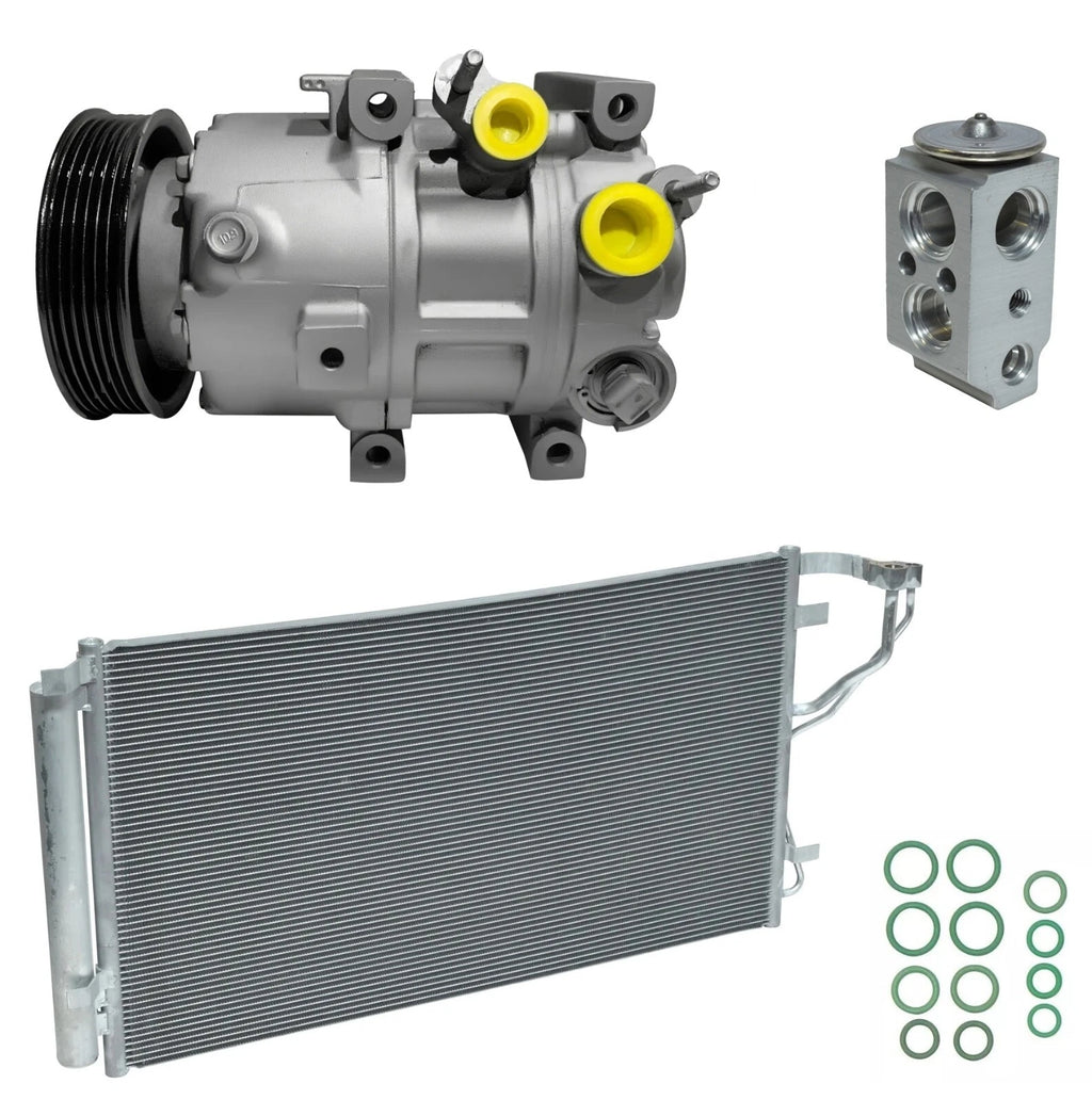 AC Compressor Kit With Condenser for Kia Optima 2.4L (2011–2016)