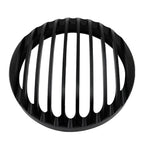 Black Aluminum Shallow Cut Headlight Grill Cover for Bobber