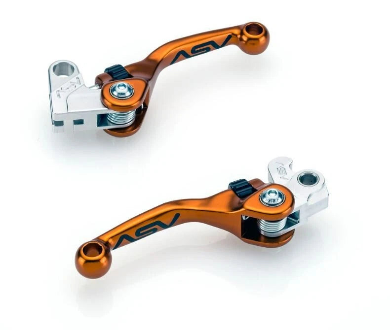 Shorty Brake Clutch Lever for Beta 430RR 480RR RS (2013–2023) - Orange
