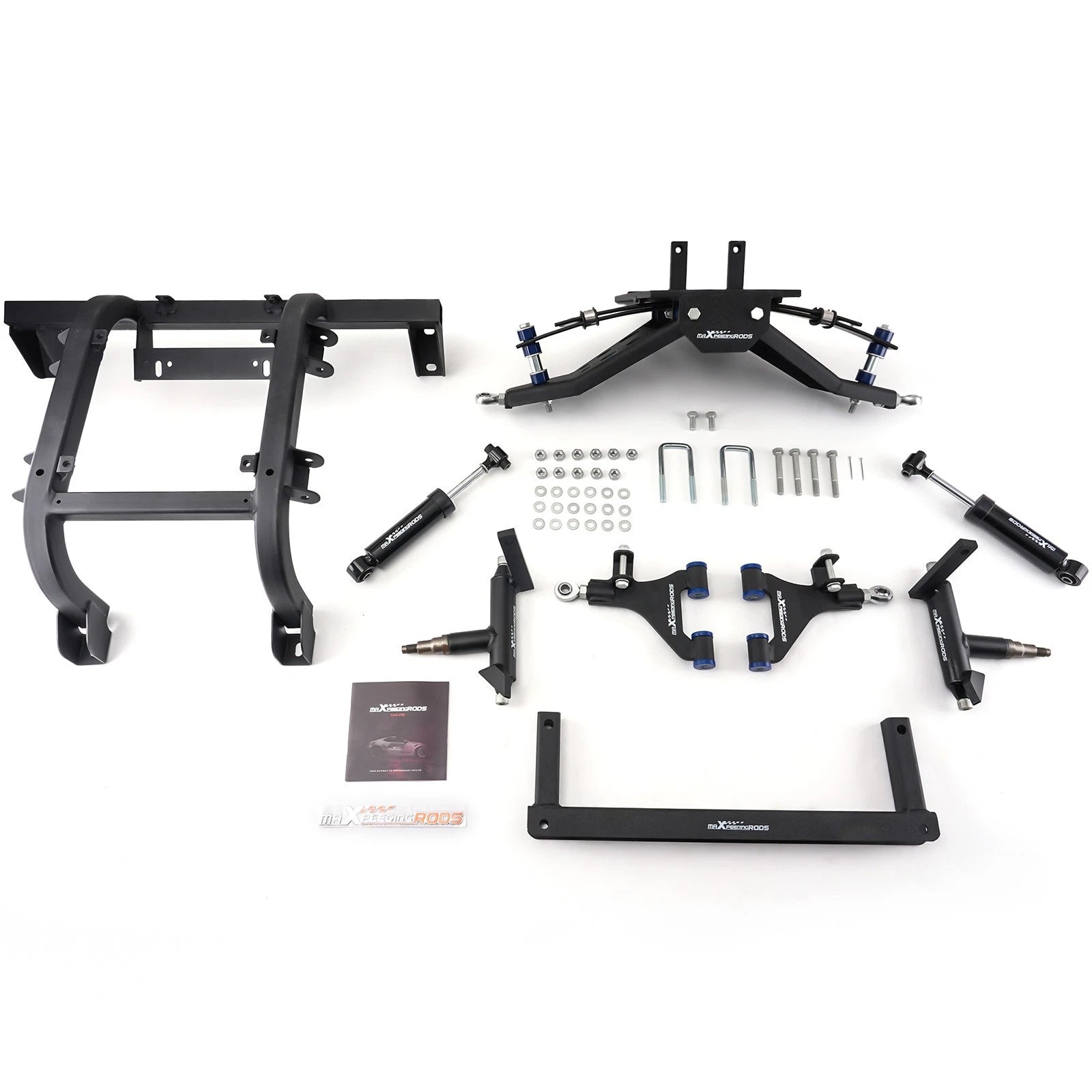 4" Front Lift System for Yamaha Drive2 Golf Cart (2017–Present) Bracket Kit Steel