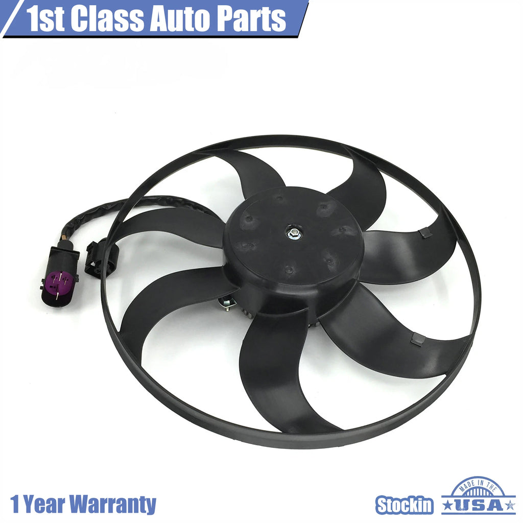 Right Radiator Cooling Fan for Volkswagen (2005–2013)